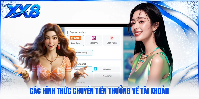Các hình thức chuyển tiền thưởng về tài khoản
